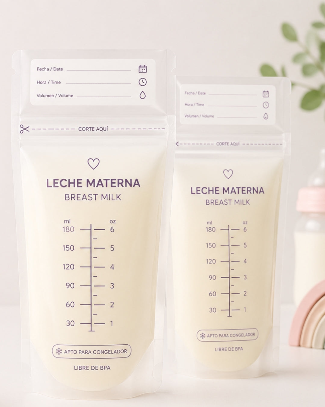 Bolsas Almacenamiento de Leche
