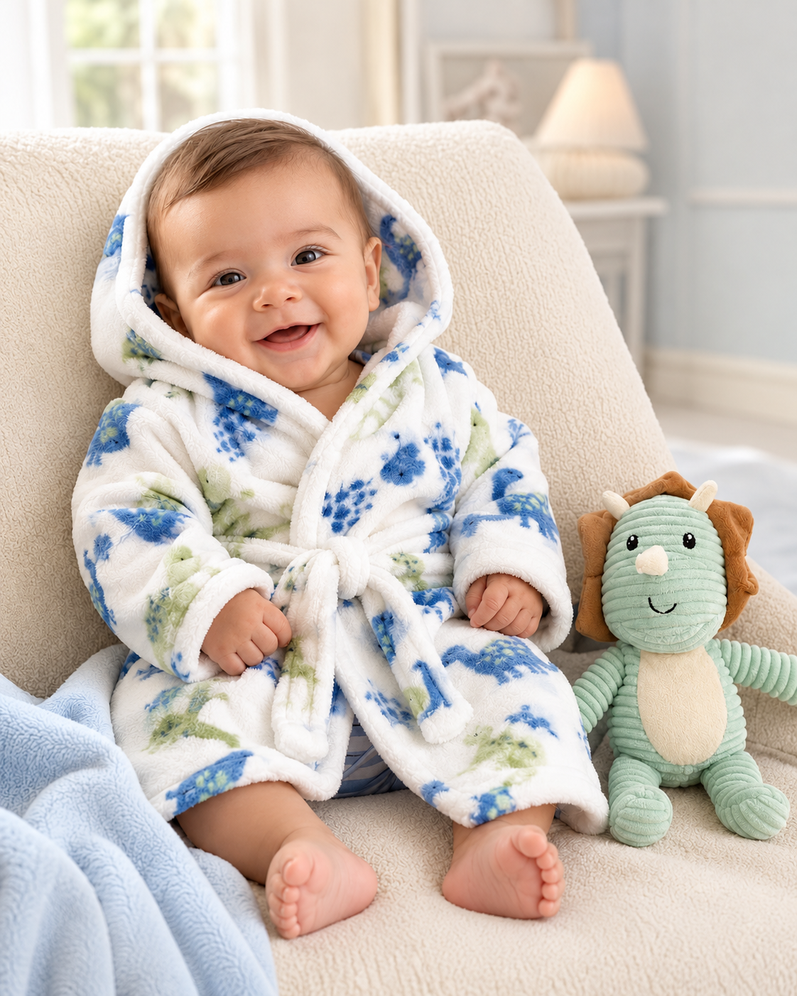 Bata de Peluche + Peluche