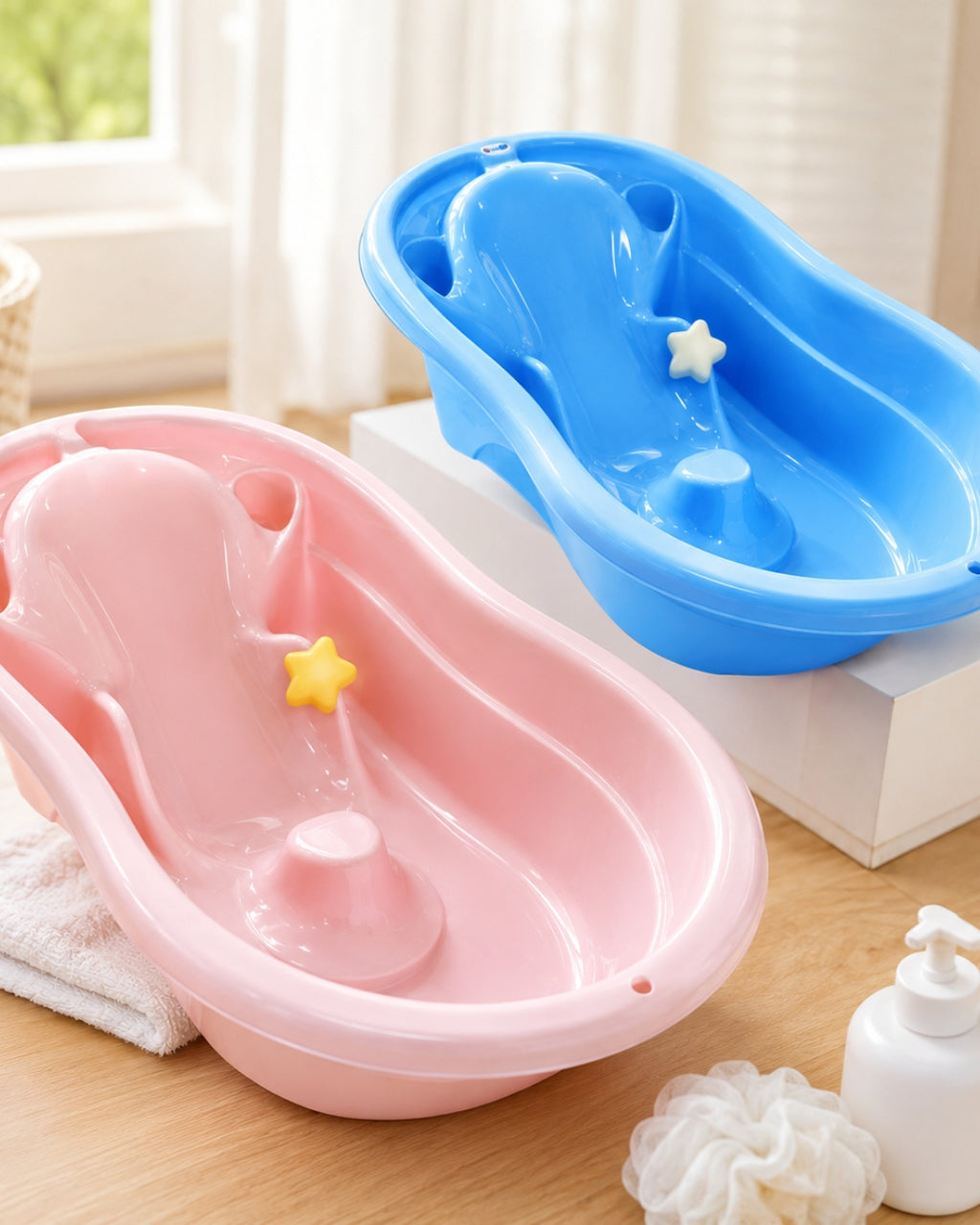 Bañera Plástica con Desagüe