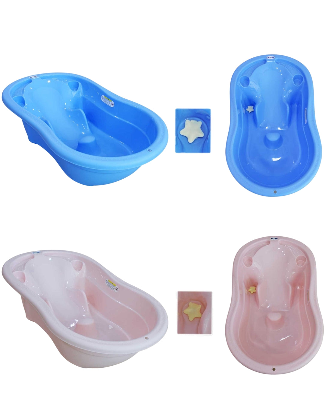 Bañera Plástica con Desagüe